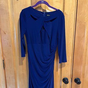 Beautiful Blue Twist Detail Dress